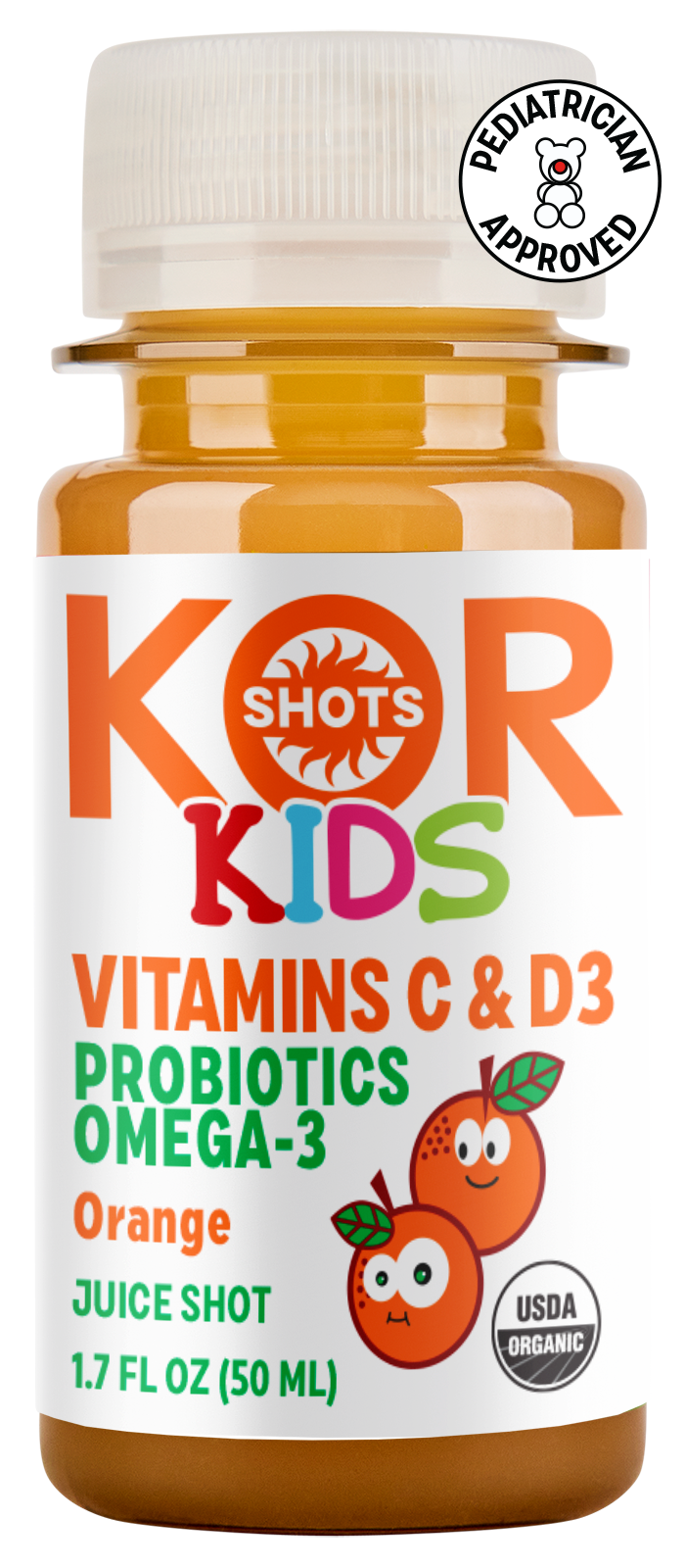 KOR KIDS Orange (12 Pack)